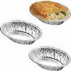 LGT Individual Oval Pie Foil Tins 4" x 5.3" x 1.3" Inch Trays Disposable Recyclable Cases Dishes Tart Fruit (50 x Pie Foils) view 1