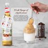 Blue Nile Foods Recipe Card with Hazelnut Syrup for Coffee, Cocktails, and Desserts | Nutty and Sweet Hazelnut Monin Coffee Syrup and Recipe Card | 1L Premium Cocktail Bottle view 3