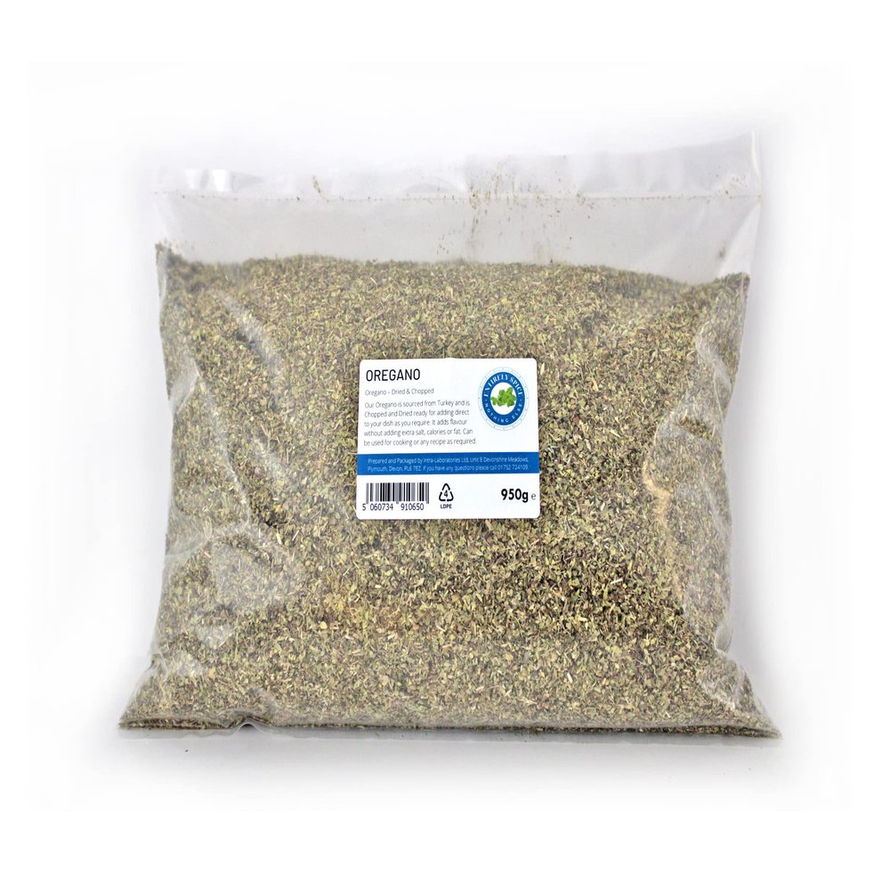 Entirely Ingredients - Dried Oregano Herbs 950g - Selected for Premium Quality