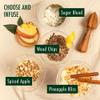 Rum Infusion Kit by Craftly | Natural Botanicals for Homemade Cocktails | Great Gift for Christmas, Wedding, Birthday, Valentines Day, Retirement | Gift Ideas for Men & Women l Spices & Bottle view 4