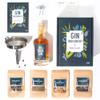 Gin Infusion Kit by Craftly | Natural Herbs for Homemade Cocktails | Cocktail Making Kit | Bartender Gift Basket | Birthday Gifts for Him & Her | Gifts for Men & Women | Spices & Bottle view 1
