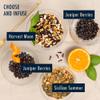 Gin Infusion Kit by Craftly | Natural Herbs for Homemade Cocktails | Cocktail Making Kit | Bartender Gift Basket | Birthday Gifts for Him & Her | Gifts for Men & Women | Spices & Bottle view 2