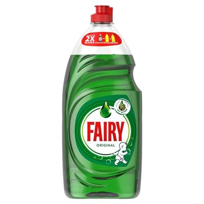 "Fairy Original Washing Up Liquid Green with LiftAction 1015ML. "