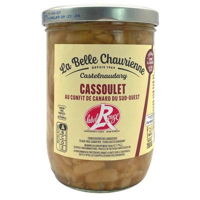 La Belle Chaurienne Label Rouge Confit Duck Cassoulet 750g