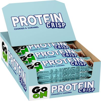 GO ON! Protein Crisp Bar (24x50g) Cookies & Caramel - Bars - Protein Bars