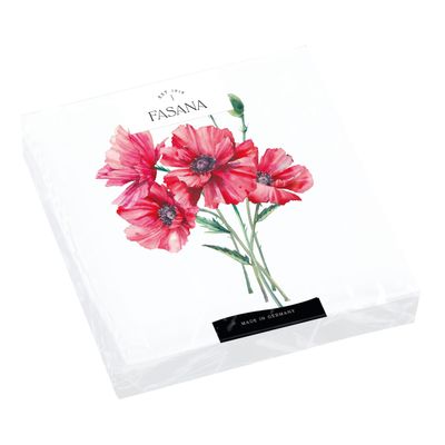 20 Napkins Poppies Individual | Table Decoration | Decoupage | Napkin Technology 33 x 33 cm