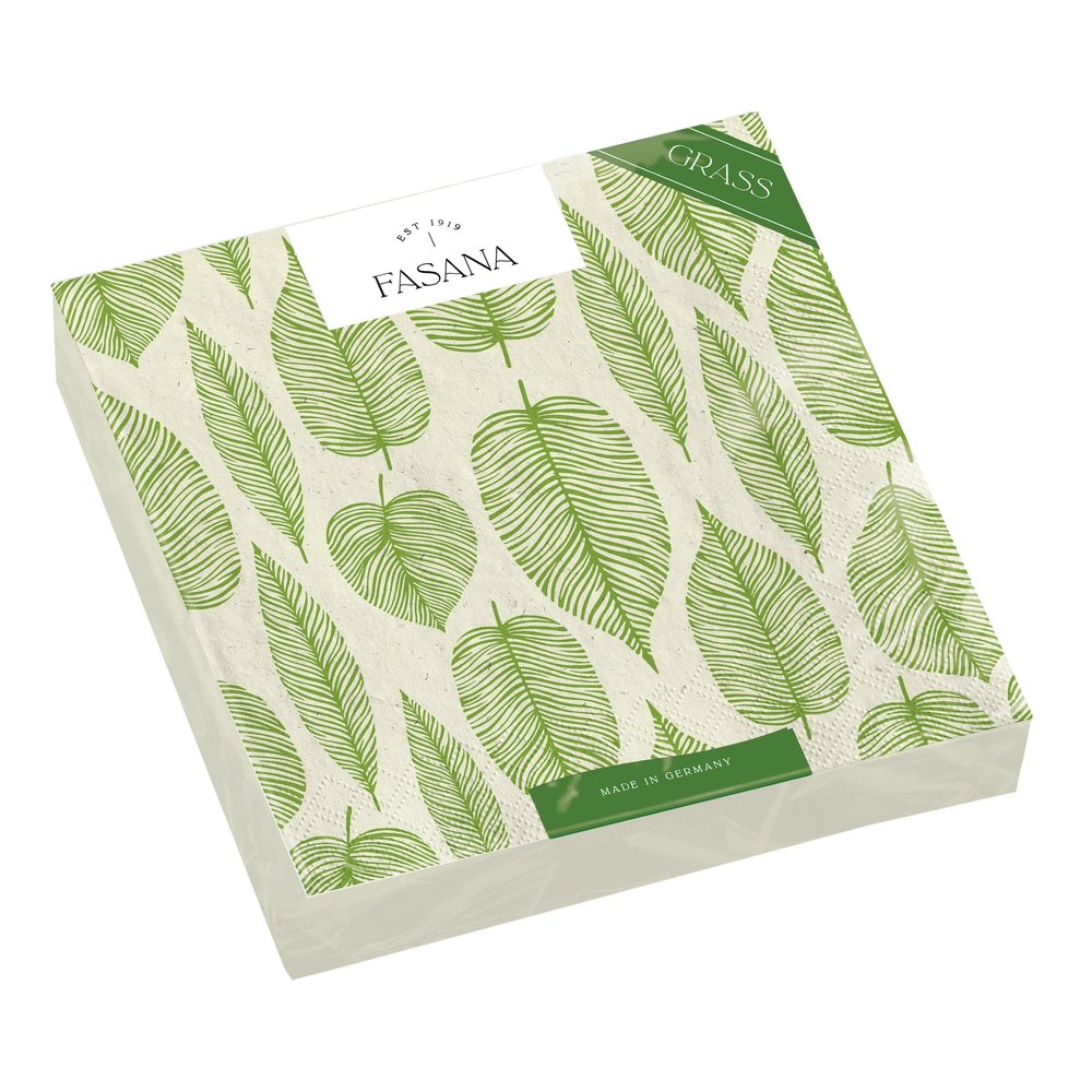 20 Napkins Sustainable Leaves | Table Decoration | Decoupage | Napkin Technology 33 x 33 cm