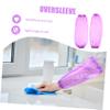 Zerodeko 6 Pairs Waterproof Pvc Arm Sleeve Covers, Oilproof and Sturdy Oversleeves for Kitchen Cleaning, Gardening, and Cooking Protection for Adults Random Color view 4