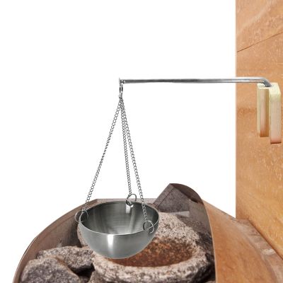 Rianpesn Sauna Oil Cup - Hanging Metal Sauna Oil Holder with Chain | Sauna Aromatherapy Oil Cup Oil Fragrance Diffuser Sauna Oil Cup For Sauna And Spa
