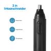 Professional Painless Nose Hair Trimmer Men, Ear and Nose Hair Trimmer for Men, Nose Ear & Facial Hair Trimmer for Men Women, Waterproof Double-Edged Blade, Easy to Clean view 2