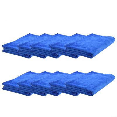for 10PCS Microfibre Cleaning Cloths, Super Soft Streak Free Washable Cloth Duster for Kitchen, Bathrooms, Surfaces, Mirrors, Car, Motorbike 60 * 160cm