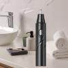 tinysiry Electric Nose Trimmer, Quick Shaving 360 Degree Rotation Handheld Nose and Ear Trimmer, Painless Nose Hair Clipper, Battery-Operated Nose Hair Cutter Black view 4
