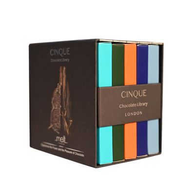 CINQUE: Dark Chocolate & Vegan Chocolate Library | Melt Chocolates | London Artisan Chocolatier