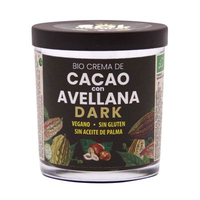 Crema de Cacao Negro con avellanas bio 200g Sol Natural