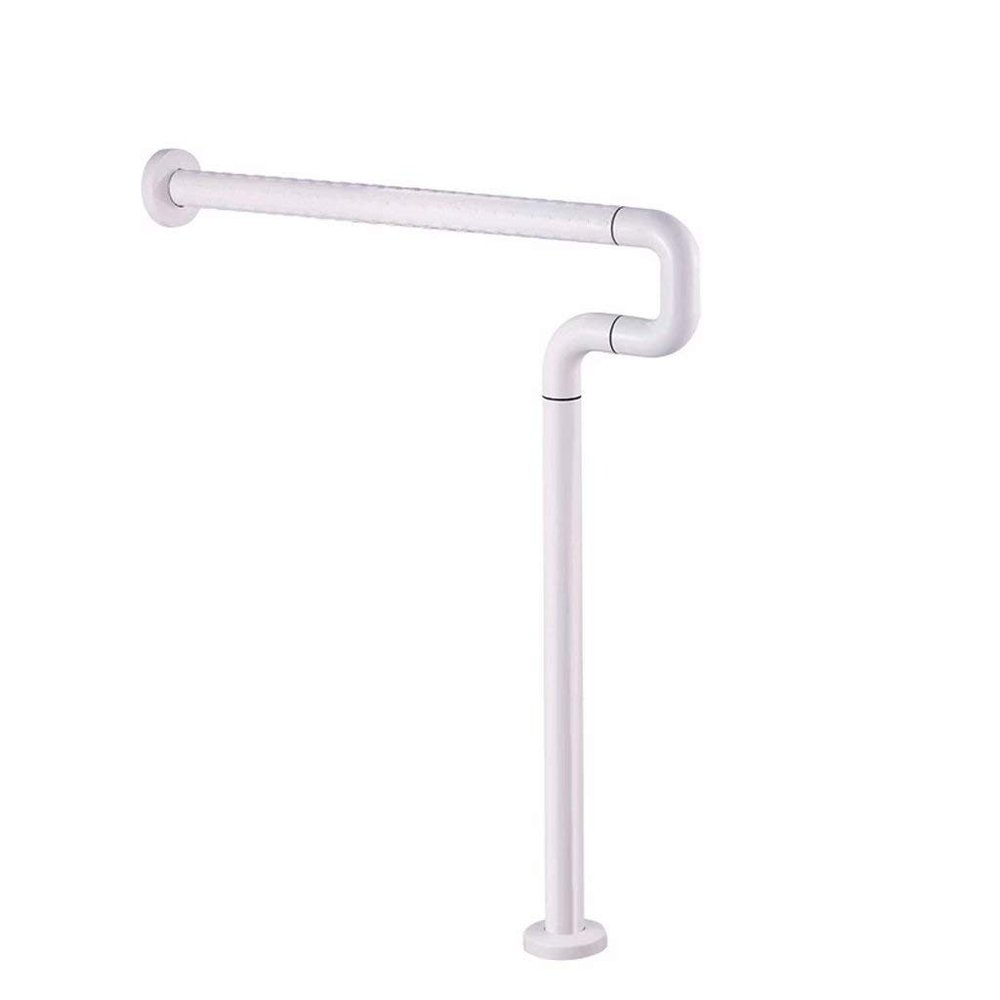 Simoll Toilet Frames U-shaped Toilet Frame Railing, Bathroom Seat Support For Special Crowds At Home And In The Hotel(stainless Steel) for Eldery, Handicapped,Yellow,60X70cm (White 60X70cm)
