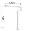 Simoll Toilet Frames U-shaped Toilet Frame Railing, Bathroom Seat Support For Special Crowds At Home And In The Hotel(stainless Steel) for Eldery, Handicapped,Yellow,60X70cm (White 60X70cm) view 3