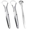 3 Pcs Stainless Steel Tongue Scrapers Tongue Scraper Tongue Cleaner Tool Metal Tongue Scrapers for Oral Hygiene view 1