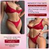 Dlsave Sexy Lingerie for Women Lace V Neck Push Up Lingerie Sets, Wine, XL view 3