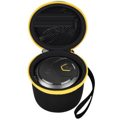 Hard Case Compatible with Microtouch Titanium Head Shavers for Bald Men, Travel Electric Razor Storage Box with Mesh Pocket, Black, Head Shaver Case