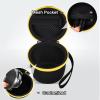 Hard Case Compatible with Microtouch Titanium Head Shavers for Bald Men, Travel Electric Razor Storage Box with Mesh Pocket, Black, Head Shaver Case view 3