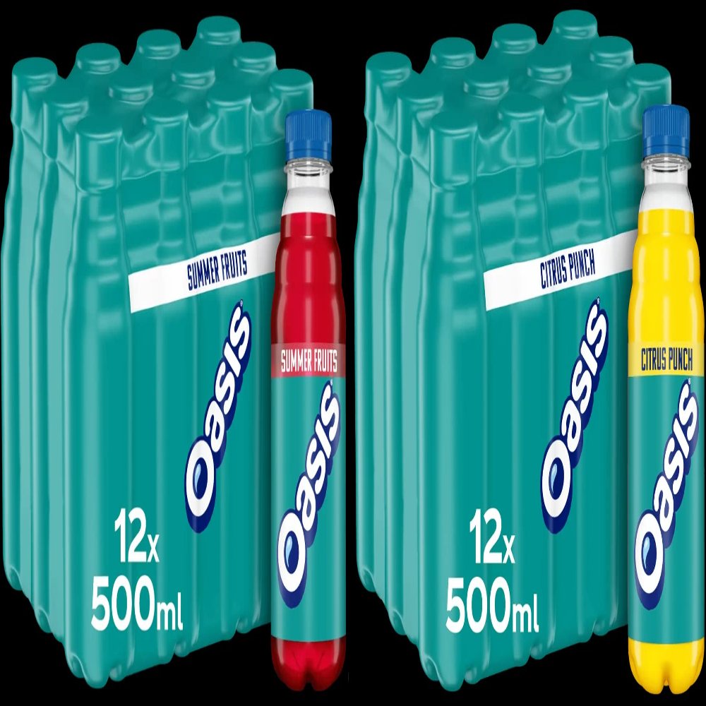 OASIS Summer Fruit & Citrus Punch Juice Drink, 24 x 500ml
