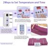 HSRG Far Infrared Sauna Blanket, Portable Sauna Heating Blanket 2 Zone Digital Control, Professional Sauna Detox Heat Blanket, For Body Shape Slimming Fitness, for Home Salon Beauty Use view 3
