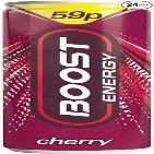 Boost Energy Drink Cherry Flavour, 250ml x 48 pack
