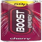 Boost Energy Drink Cherry Flavour, 250ml x 48 pack