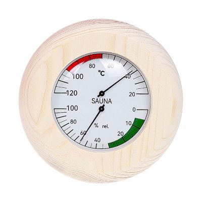2 in 1 Wooden Hygror Thermor Practical Durable Measure Tool for Sauna