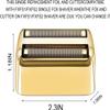 BY MIA Replacement Foil & Cutter Set | for BaByliss Pro FX 01/02 Shavers Black| Professional Cutting view 4