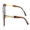 ZAVISH Bifocal Reading Sunglasses Womens Sun Readers UV400 Tinted Glasses Oversize Designer Demi Brown Frame Outdoor Lens & Case +1.25 view 2