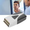 Electric Hair Trimmer, Floating Heads Hair Grooming Trimmer Black White Precise Cut for Travel Use view 2