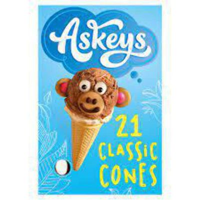 MASAskeys 21 Classic Cones with Sweetener-Food