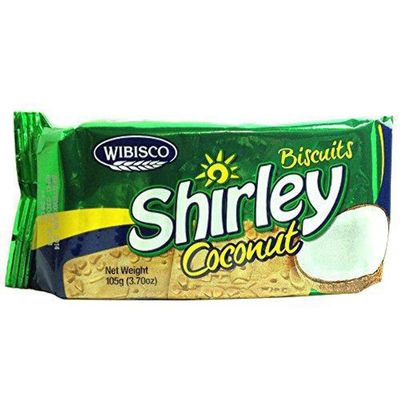 Wibisco Shirley Biscuits Coconut 100g Box of 12-Fd