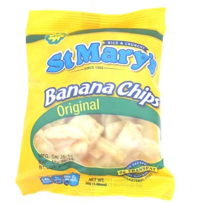 MASSt. Mary's Banana Chips 30g Box of 24-Fd