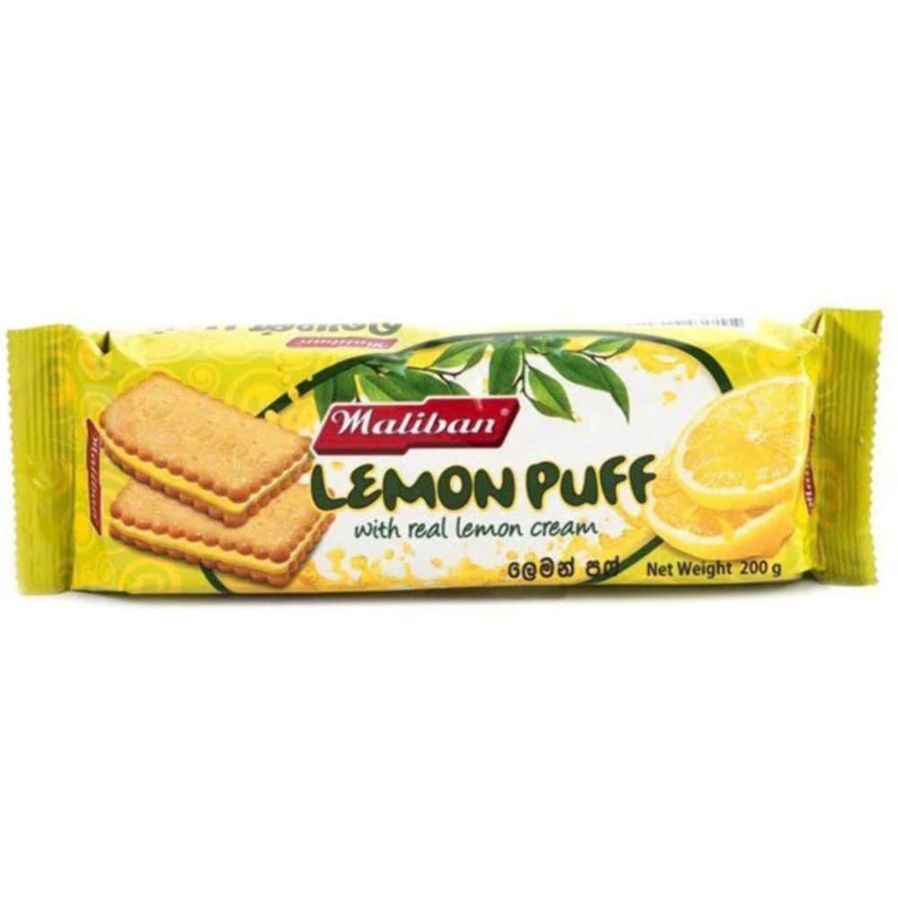 MASMaliban Lemon Puff Biscuits 200g Box of 15-Fd