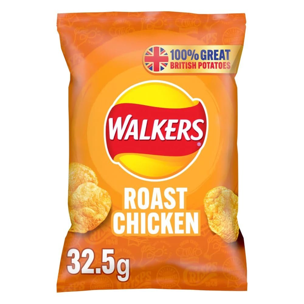 My Africa Store Walkers Roast Chicken Crisps 32.5g-Food