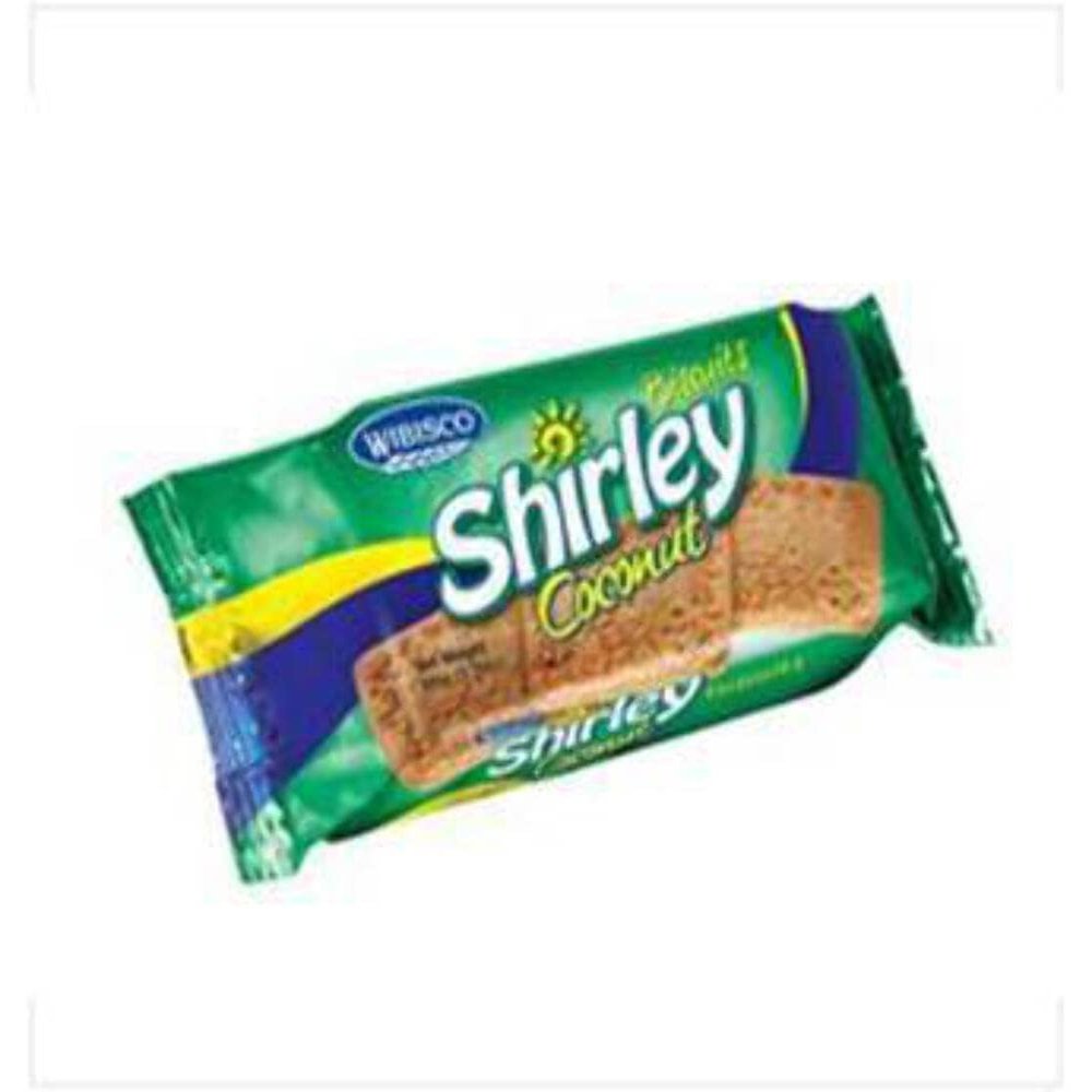 Wibisco Shirley Biscuits Coconut 100g Box of 12-Fd