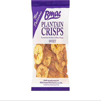 MASBmac Plantain Chips Sweet 60g Box of 24-Fd