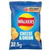 Walkers Cheese & Onion Crisps 32.5g-Food view 1
