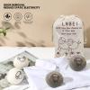 Wool Dryer Balls - 6 PCS Tumble Dryer Balls, Hypoallergenic, Reusable, Anti Static Tumble Dryer Balls, Natural Fabric Softener, Reduce Drying Time and Wrinkles, Wool Balls for Tumble Dryer view 2