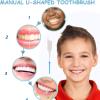 KIPTVO Interdental Brushes 200PCS Silicone Floss Sticks Blue Picks Interdental Brush Portable Oral Tooth Clean, for Oral Cleaning (Blue) view 3
