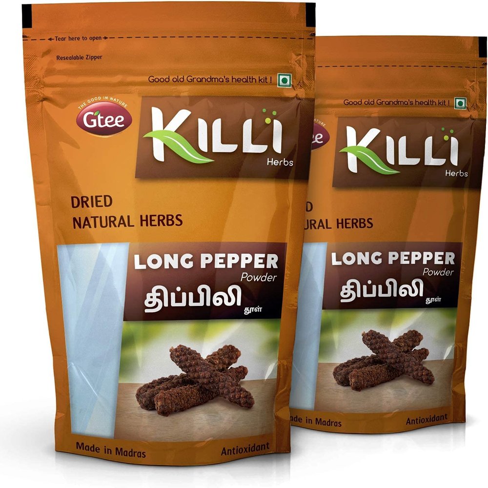 QURA Long Pepper | Thippili | Piper longum | Pippali Powder, 100g (Pack of 2)