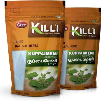 QURA Kuppaimeni | Indian Acalypha | Indian Nettle Leaves Powder, 100g (Pack of 2)