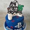 Xsstarmi 1 Pack Happy 14th Birthday Cake Topper Glitter Cheers to 14 Years Cake Pick Decoration for Game Theme Happy 14th Birthday Party Cake Decoration Supplies Black view 4