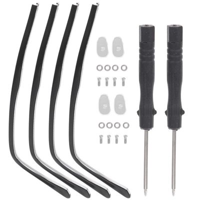 Lurrose 2sets Anti-allergy Glasses Temple Replacement Parts of Stylish Eyeglass Arms for Comfortable Use and Repair Accessories Compatible Sunglasses and Eyewear
