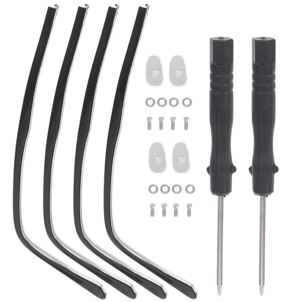 Lurrose 2sets Anti-allergy Glasses Temple Replacement Parts of Stylish Eyeglass Arms for Comfortable Use and Repair Accessories Compatible Sunglasses and Eyewear