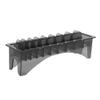 Clipper Guard Holder Organizer Barber Guard Holder Rectangular Plastic Guide Comb Storage Box Case 10 Grid Base for Electric Hair Clipper Limit Comb Hair Tools Supplies Container view 3