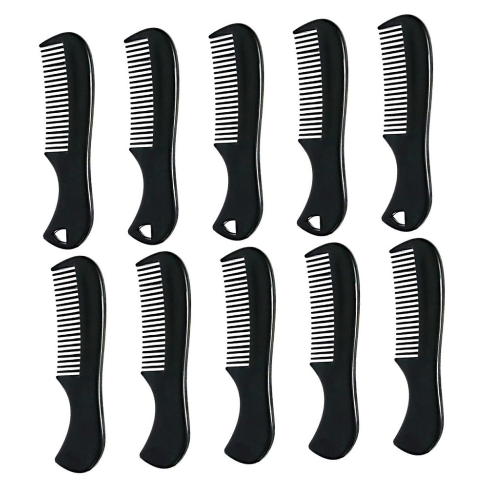 HONMEET 10pcs Pocket Sized Beard Comb for Men Mustache Hair Comb Styling Beard Care