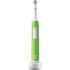 Oral-B Pro Junior Electric Toothbrush for Children from 6 Years, Pressure Sensor, 3 Cleaning Modes Including Sensitive for Dental Care, Soft Bristles & Timer, Designed by Braun, Green view 1